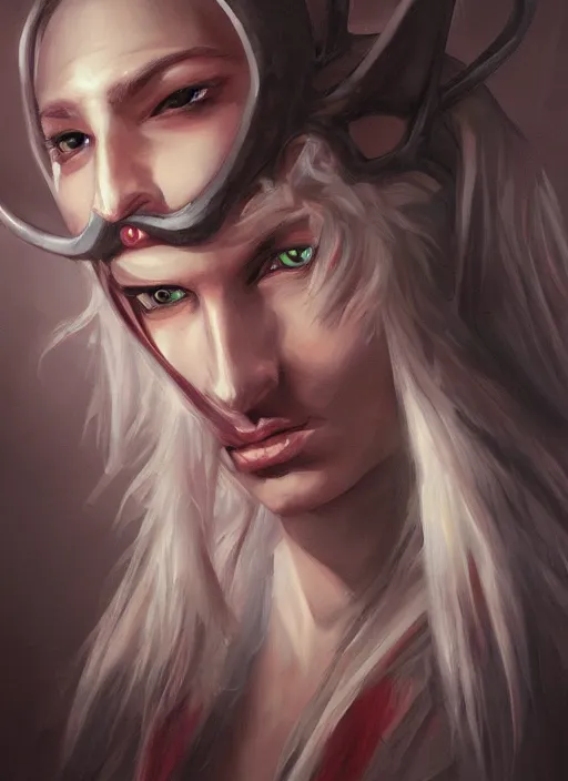 Image similar to fantasy painting of a beholder, portrait, oil painting, artgerm, dnd, rpg