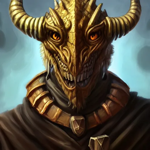 Prompt: portrait painting of a dragonborn doctor, sharp focus, award - winning, trending on artstation, masterpiece, highly detailed, intricate, cartoon, anime. art by merwild and ernesto irawan and rachel denton