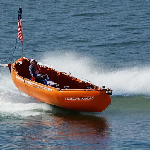 Image similar to grant kovacs norell in a lifeboat