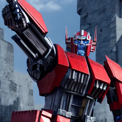 Image similar to Optimus prime is a Jedi, 8k resolution, highly detailed, photorealistic, cryengine