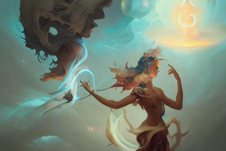 Image similar to Astral Projection by Peter Mohrbacher