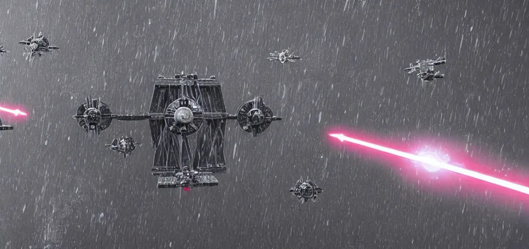 Image similar to Tie Fighters