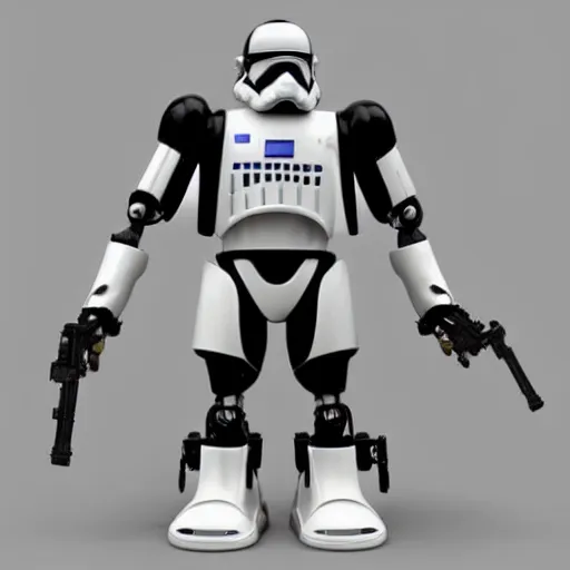 Prompt: robot cop in star wars ( highly detailed )