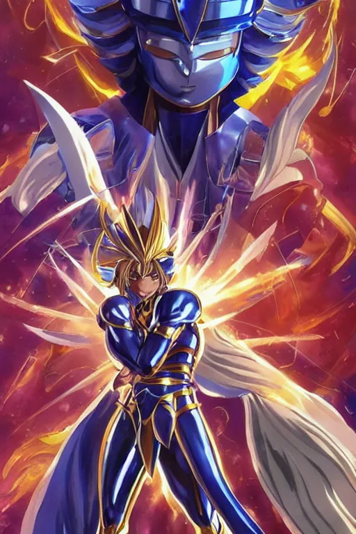 Image similar to 2 0 2 2 knights of the zodiac saint seiya battle for sanctuary hero suit armor comics mask minimalist verytoon nautiljon animes toei animation namco bandai, art by artgerm and greg rutkowski and magali villeneuve