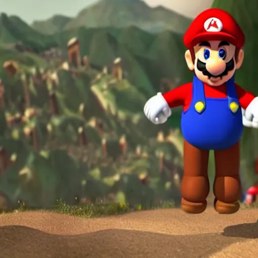 Prompt: antonio banderas wearing a super mario costume, extremely detailed, 8 k, photorealistic, cinematic atmosphere, award winning photography