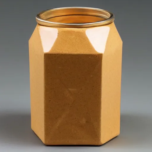 Image similar to a jar with a hexagonal screw - on lid