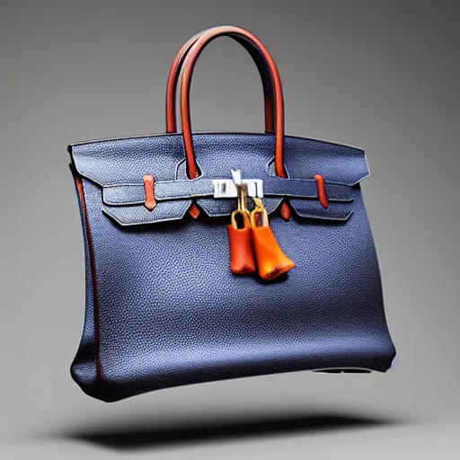 Image similar to a birkin hermes bag, concept, archival print