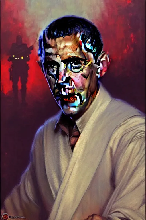 Image similar to barack obama as a attractive man, star wars, painting by gaston bussiere, craig mullins, greg rutkowski, alphonse mucha