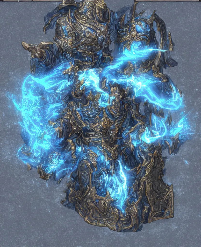 Prompt: fluid simulation of a lich king