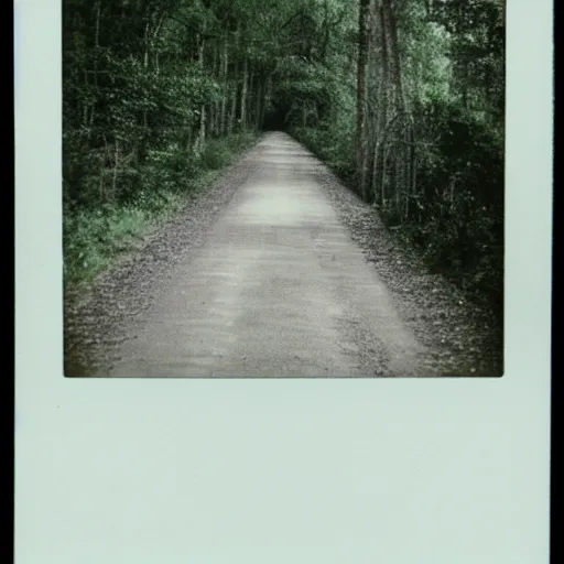 Image similar to polaroid of old southern road