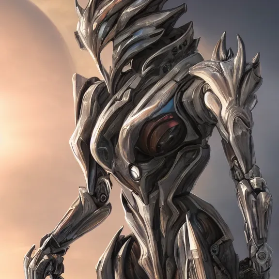 Image similar to giant stunning goddess shot, beautiful hot anthropomorphic robot mecha female dragon, larger than the planet, gently caressing earth, looming over earth in space, detailed silver armor, epic proportions, epic scale, highly detailed digital art, furry art, macro art, warframe fanart, destiny fanart, anthro, giantess, macro, furaffinity, deviantart, 8k 3D realism