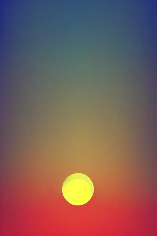 Image similar to a beautiful sunset, 2d minimalist vector art, high contrast neon cyberpunk palette, hd phone wallpaper