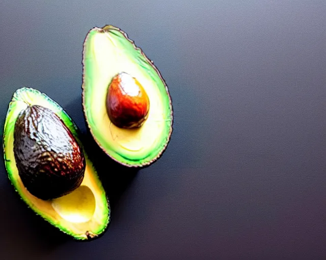 Image similar to avocado with face of john wick holding a gun