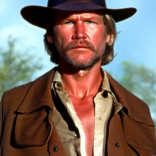 Image similar to jeff bridges as indiana jones