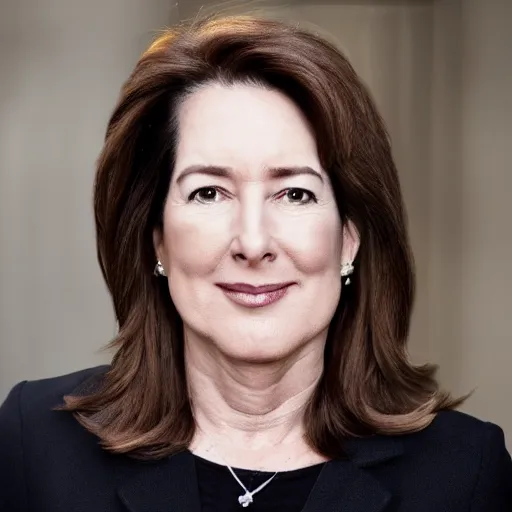 Prompt: kathleen kennedy as an evil villain