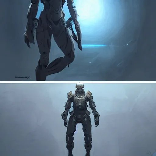 Image similar to concept art by greg rutkowski, a futuristic soldier from the near future, around the 2 2 nd century, wearing a futuristic tactical gear, artstation hq.