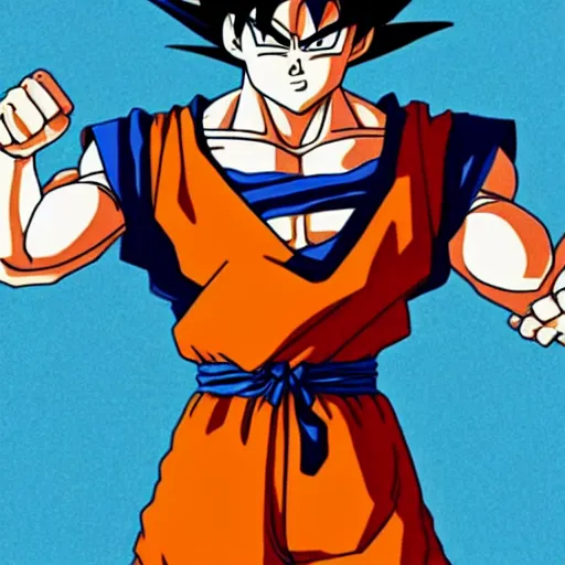 Prompt: goku drawn by hayao miyazaki