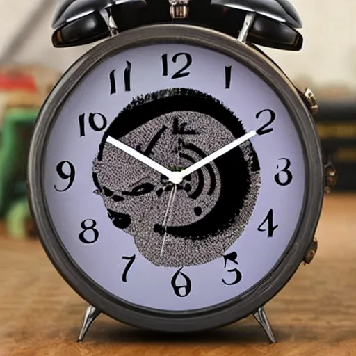 Image similar to Galactic lizard knight alarm clock