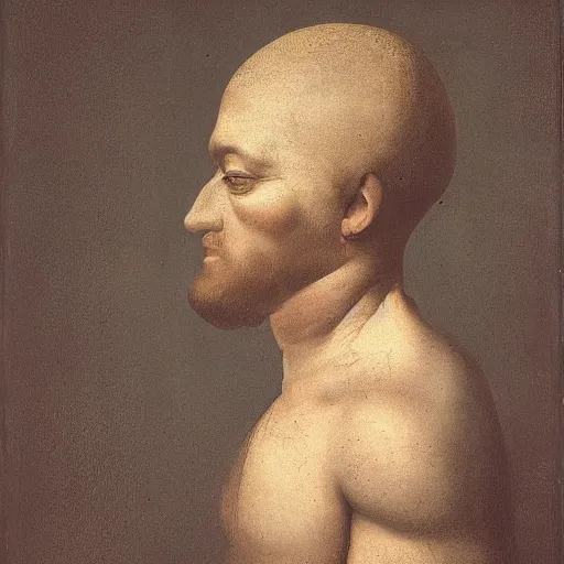 Image similar to portrait of a man with a sagittal crest