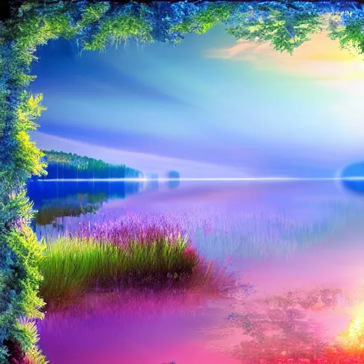 Prompt: windows wallpapers like from an ethereal dream
