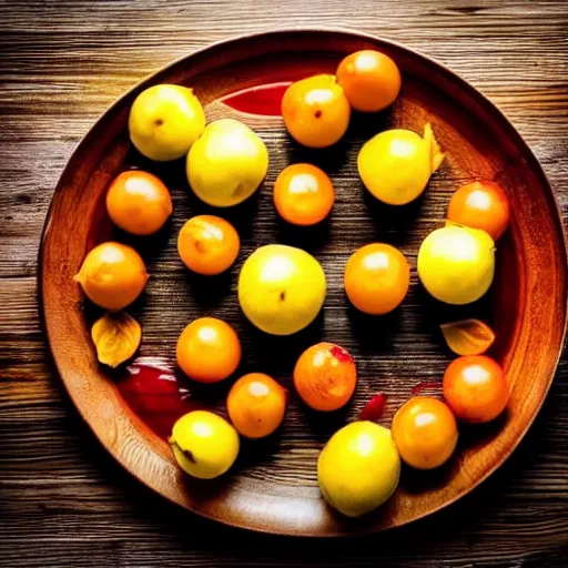 Prompt: Beatiful food photography of Cepelinas on a plate, on a wooden table, sun light on the food