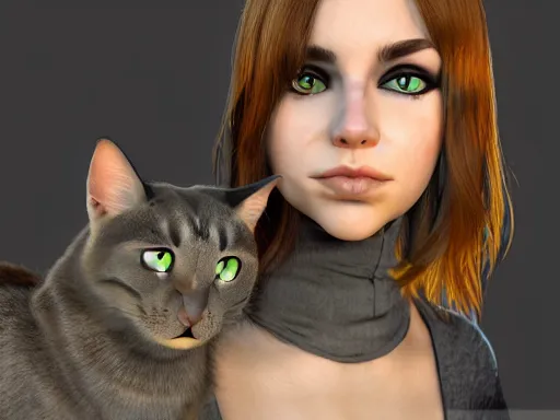 Prompt: cat girls are real, 8k, 4k, trending on artstation, by Paolo Eleuteri Serpieri