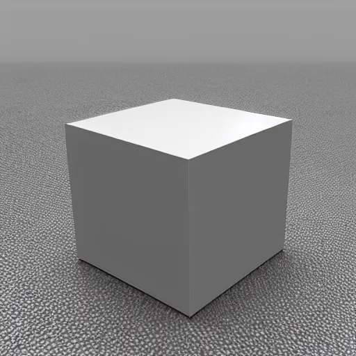 Prompt: blender default cube