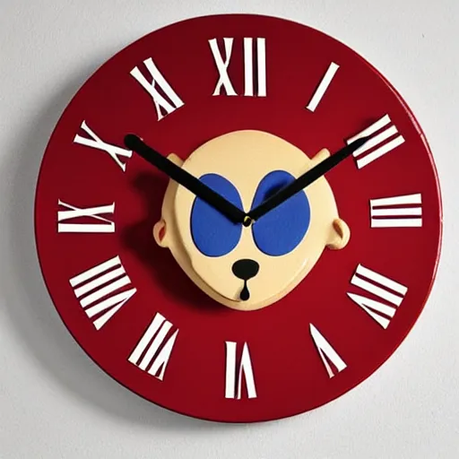 Image similar to a wall clock designed by Paddington bear