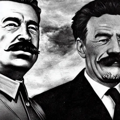 Image similar to picture of stalin and bryan cranston