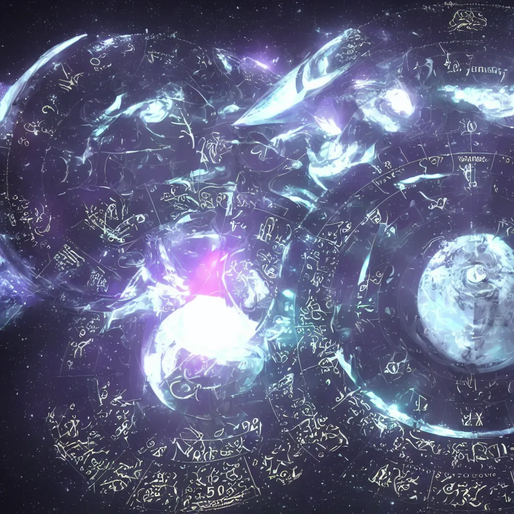 Prompt: astrological signs, futuristic, unreal engine