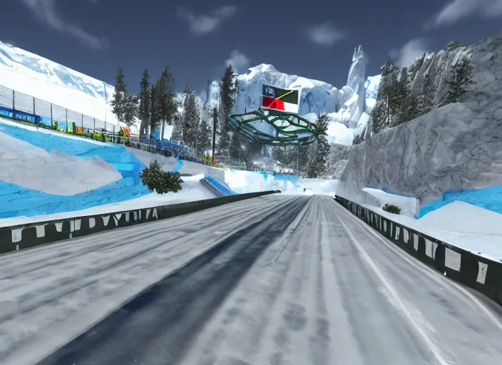 Image similar to Trackmania ice racing track