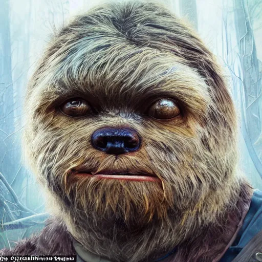 Prompt: hyperrealistic mixed media image of matt damon disguised as an ( ewok ), stunning 3 d render inspired art by istvan sandorfi and greg rutkowski, perfect facial symmetry, realistic, highly detailed attributes and atmosphere, dim volumetric cinematic lighting, 8 k octane extremely hyper - detailed render, post - processing, masterpiece,