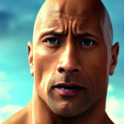 Prompt: Dwayne Johnson as a Japanese anime4K quality super realistic