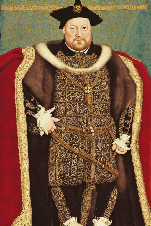 Image similar to photo of king henry viii