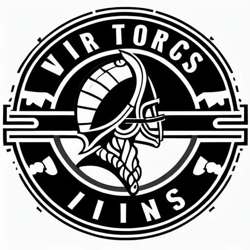 Image similar to sports logo detailed vector vikings