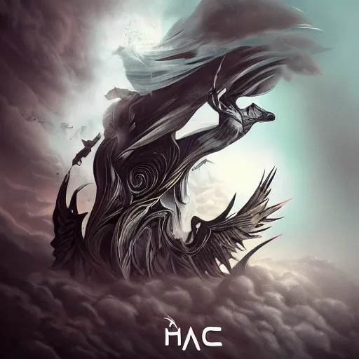 Prompt: epic album cover, havok hurricane, tending on artstation, award-winning art