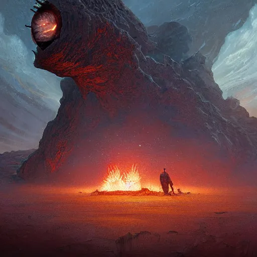 Image similar to A digital painting of a meteorite containing an insect hive burning up in the atmosphere, Alien, Wayne Barlowe Greg Rutkowski Jessica Rossier