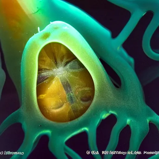 Image similar to iridiscent squid embryo nikon microphotography winner