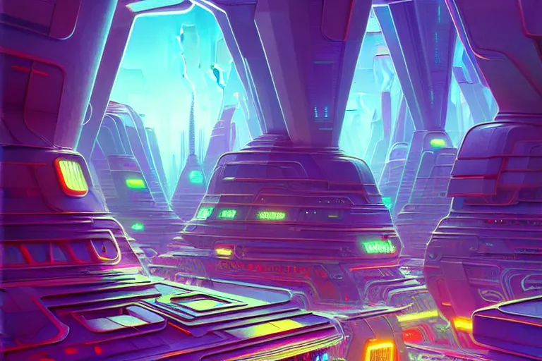 Image similar to futuristic city, illustration painting, intricate, detailed illustration, hd, digital art, overdetailed art, concept art, complementing colors, detailed, illustration painting by leonardo da vinci, digital art, overdetailed art, concept art, complementing colors rendered by beeple, syd meade,