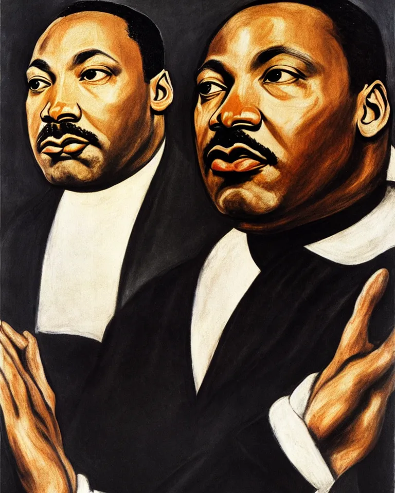 Image similar to martin luther king, jr. by el greco.