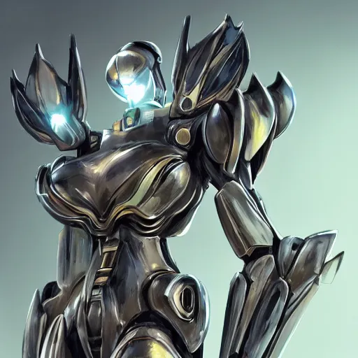 Image similar to a highly detailed close-up, of an awe-inspiring beautiful majestic anthropomorphic humanoid robotic mecha female dragon, with smooth and streamlined armor, standing and posing elegantly in front of the camera, well detailed head with epic LED eyes, sharp and dangerous sleek design, two arms, two legs, long tail, digital art, artstation, DeviantArt, professional, octane render, sunset lighting