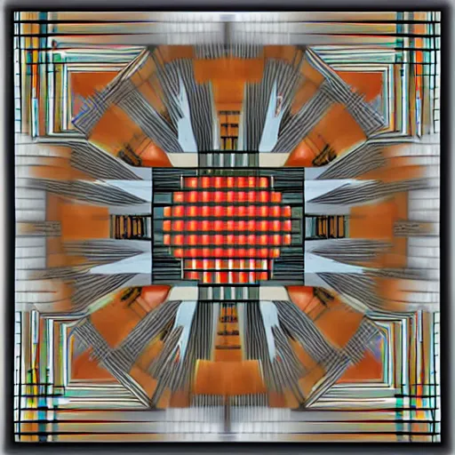 Image similar to Stephen Wolfram rule 30 automaton art