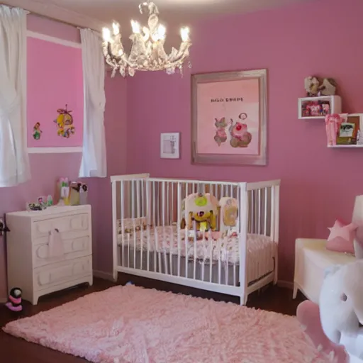 Image similar to kawaii baby room