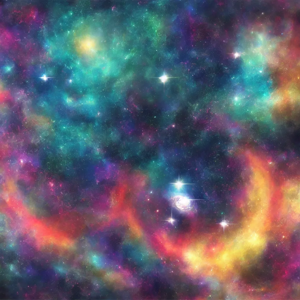 Image similar to beginning of the universe, digital art,