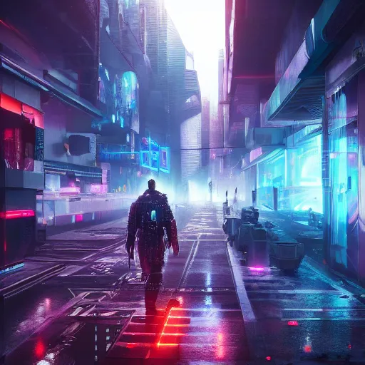 Prompt: the last day on earth, cyberpunk aesthetic, 4 k, photorealistic