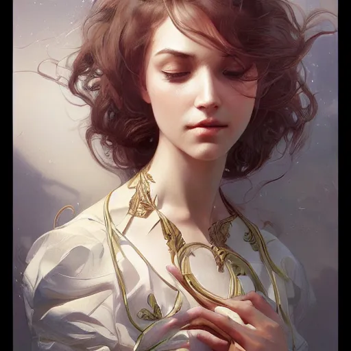 Image similar to ultra realistic illustration, samas aran, intricate, elegant, highly detailed, digital painting, artstation, concept art, smooth, sharp focus, illustration, art by artgerm and greg rutkowski and alphonse mucha