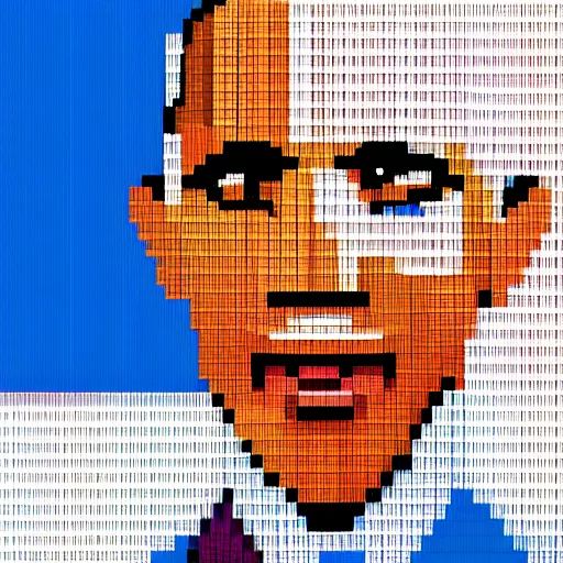 Prompt: Obama Pixel Art, hyper realistic, HD, HQ, photo realistic