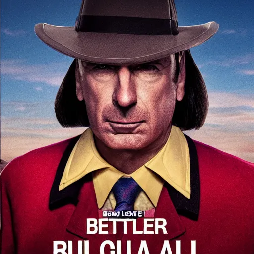 Prompt: Poster for Better Call Saul S06E12 Waterworks