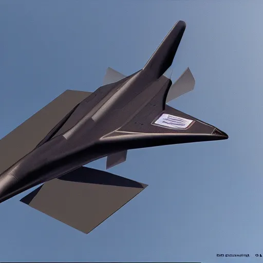 Prompt: sr - 7 1 blackbird re - entering the atmosphere at high speeds, full color, realistic.