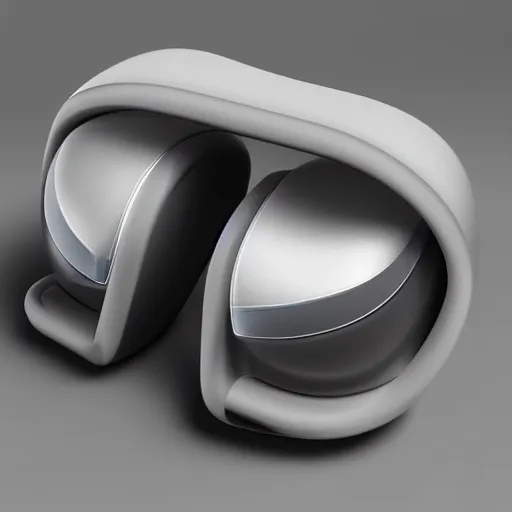 Image similar to “3D product design of Apple EyePods. Octane Render. Photo realistic. Studio. Product photo.”